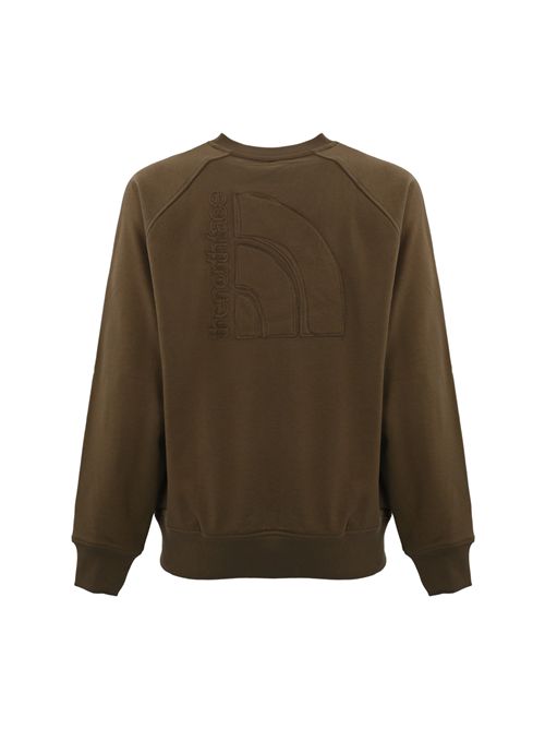 Felpa RMST Logo relaxed in cotone marrone The North Face | NF0A8C361OI1